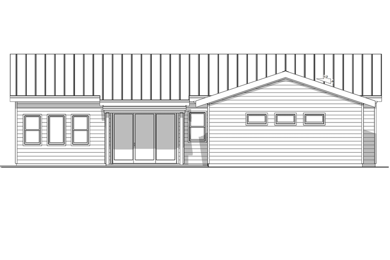 Dream House Plan - Exterior - Other Elevation 1 for Modern House Plan #1099-22 - 3 bed, 2.5 bath