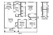 Craftsman Style House Plan - 2 Beds 1 Baths 1194 Sq/Ft Plan #84-575 