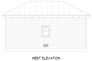 Exterior - Other Elevation 1 for Contemporary House Plan #932-651, 0 bath