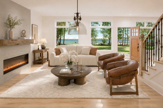 Interior - Family Room for Farmhouse House Plan #928-419 - 3 bed, 2 bath