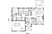 Country Style House Plan - 3 Beds 2 Baths 2039 Sq/Ft Plan #23-2800 