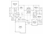 European Style House Plan - 4 Beds 3.5 Baths 2979 Sq/Ft Plan #1096-139 