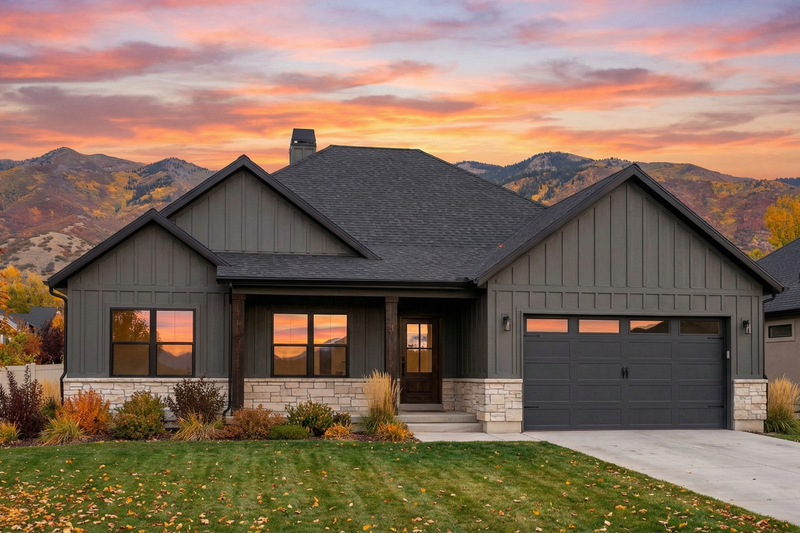 House Plan Design - Farmhouse Exterior - Front Elevation Plan #1096-103