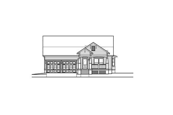 Exterior - Other Elevation for Craftsman House Plan #536-8 - 3 bed, 2 bath