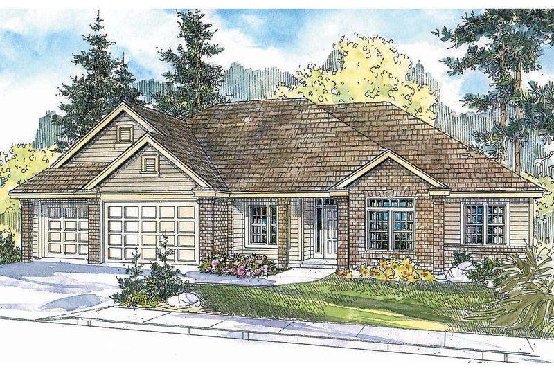 Dream House Plan - Traditional Exterior - Front Elevation Plan #124-570