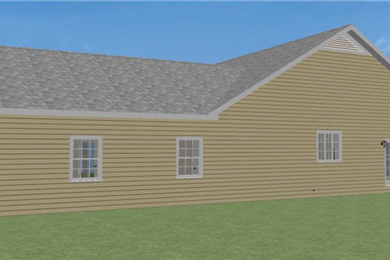 Exterior - Other Elevation 2 for Country House Plan #44-139 - 3 bed, 2 bath