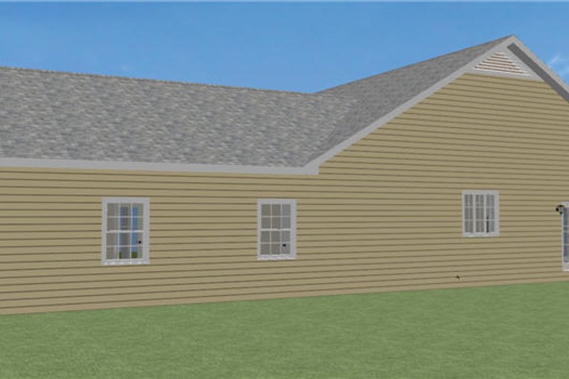 Home Plan - Exterior - Other Elevation 2 for Country House Plan #44-139 - 3 bed, 2 bath