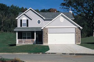 Architectural House Design - Traditional Exterior - Front Elevation Plan #57-163