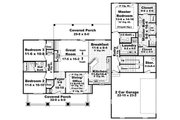 Craftsman Style House Plan - 3 Beds 2.5 Baths 1919 Sq/Ft Plan #21-292 