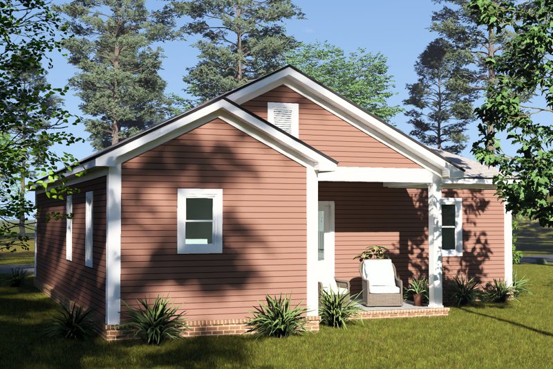 Architectural House Design - Exterior - Other Elevation 2 for Cottage House Plan #513-2456 - 2 bed, 2 bath