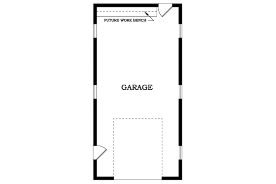 Floor Plan - Main Floor for Traditional House Plan #47-502, 0 bath