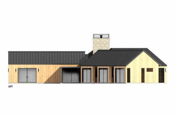 Exterior - Other Elevation for Ranch House Plan #1096-46 - 4 bed, 4.5 bath