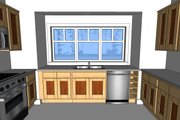 Craftsman Style House Plan - 2 Beds 2 Baths 1100 Sq/Ft Plan #528-1 