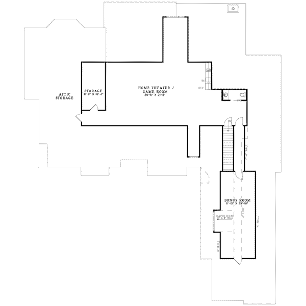 Architectural House Design - European Floor Plan - Other Floor Plan #17-628