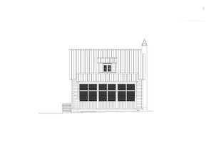 Exterior - Front Elevation 3 for Beach House Plan #443-20 - 3 bed, 2.5 bath