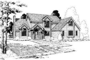 Traditional Exterior - Front Elevation Plan #75-120