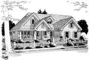 Country Style House Plan - 3 Beds 2 Baths 1915 Sq/Ft Plan #20-2007 