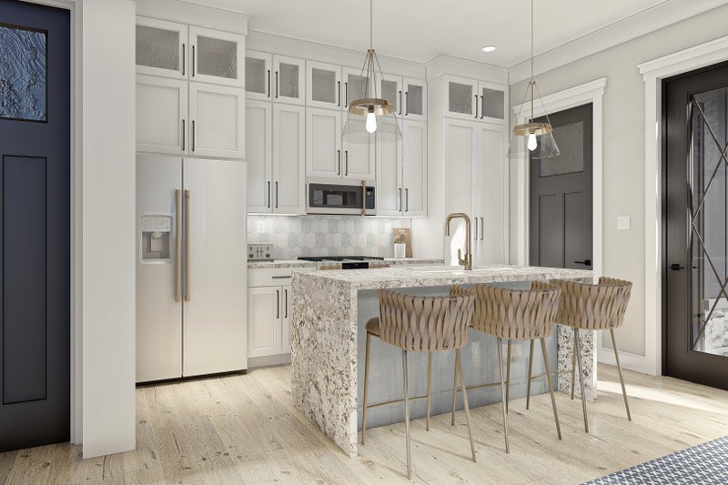 House Design - Interior - Kitchen 1 for Beach House Plan #455-311 - 4 bed, 3.5 bath