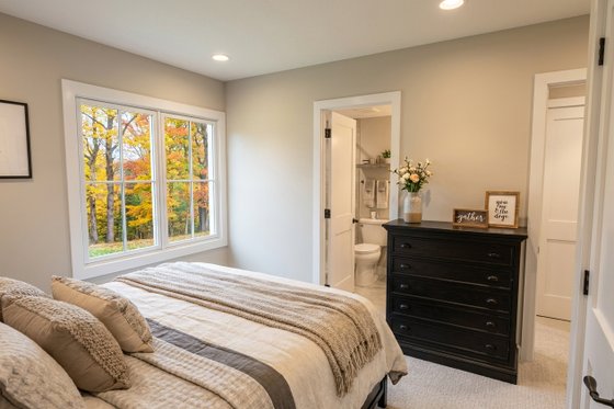 Interior - Bedroom 2 for Farmhouse House Plan #51-1522 - 3 bed, 3.5 bath