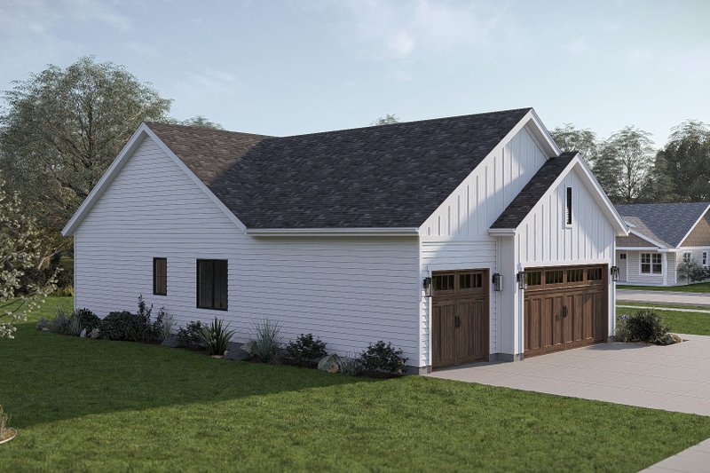 Architectural House Design - Exterior - Other Elevation for Farmhouse House Plan #455-804 - 3 bed, 2 bath