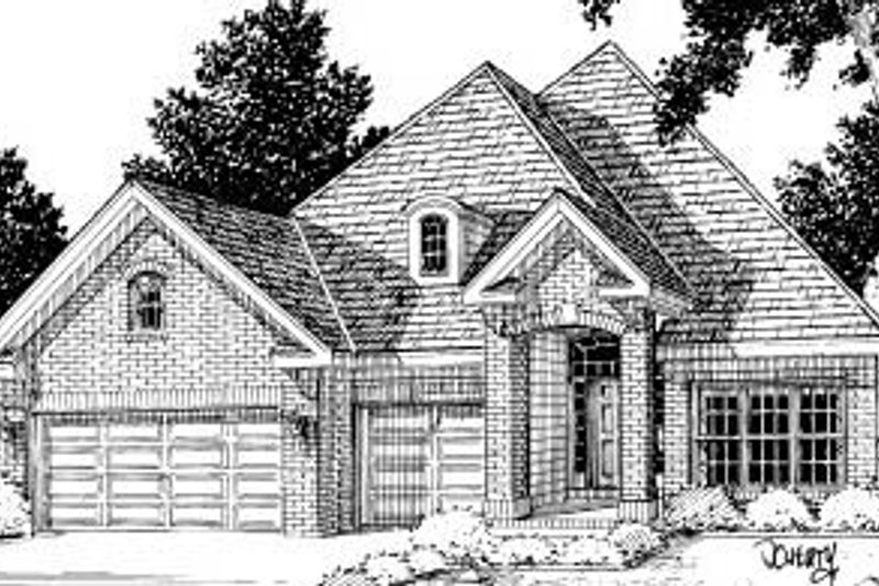 House Blueprint - Traditional Exterior - Front Elevation Plan #20-170