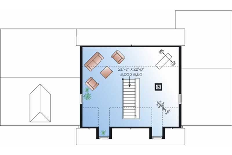 Dream House Plan - Floor Plan - Other Floor for Colonial House Plan #23-2260 - 3 bed, 2.5 bath
