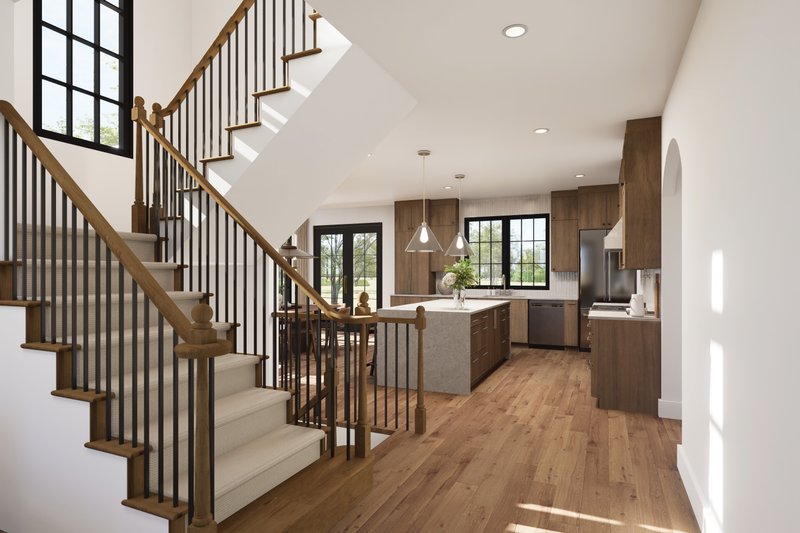Dream House Plan - Interior - Family Room 1 for Farmhouse House Plan #23-741 - 3 bed, 1.5 bath
