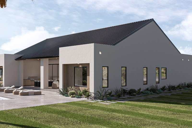 House Plan Design - Exterior - Other Elevation 2 for Modern House Plan #455-705 - 3 bed, 2.5 bath