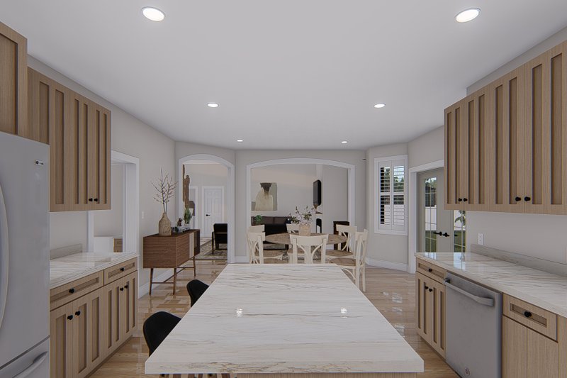 Home Plan - Interior - Kitchen 2 for Craftsman House Plan #1060-134 - 4 bed, 2.5 bath