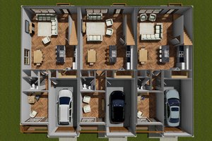 Floor Plan - Main Floor for Cottage House Plan #513-2252 - 9 bed, 7.5 bath