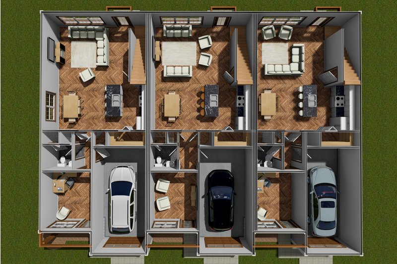 Architectural House Design - Floor Plan - Main Floor for Cottage House Plan #513-2252 - 9 bed, 7.5 bath
