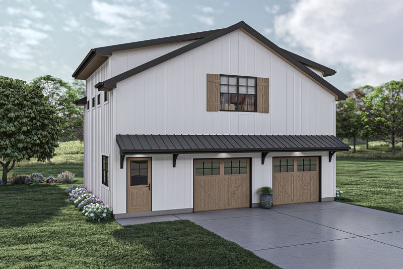 Home Plan - Barndominium Exterior - Front Elevation Plan #455-501