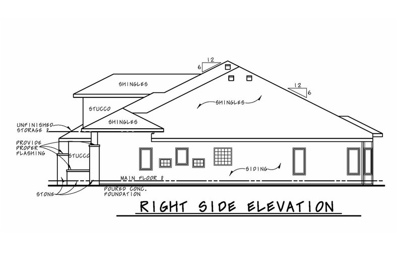 Architectural House Design - Exterior - Other Elevation 1 for European House Plan #20-2361 - 4 bed, 4 bath