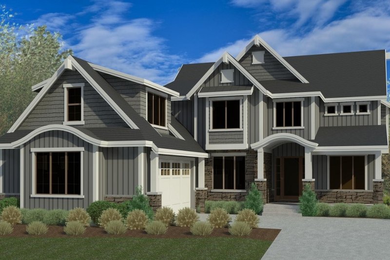 Home Plan - Craftsman Exterior - Front Elevation Plan #920-106