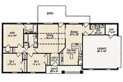 Ranch Style House Plan - 3 Beds 2 Baths 1289 Sq/Ft Plan #36-455 