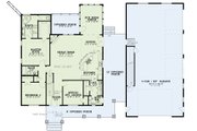 Craftsman Style House Plan - 4 Beds 5.5 Baths 2816 Sq/Ft Plan #17-3429 