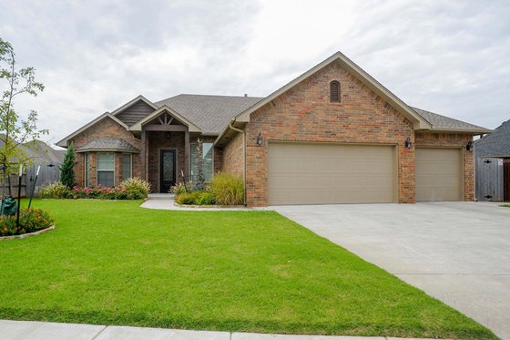 Exterior - Front Elevation for Traditional House Plan #65-500 - 3 bed, 2 bath