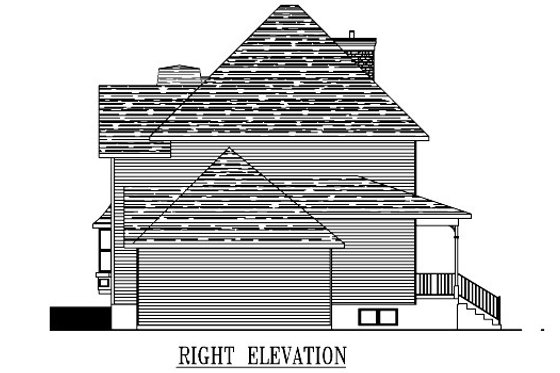 Exterior - Other Elevation for Country House Plan #138-326 - 3 bed, 2.5 bath