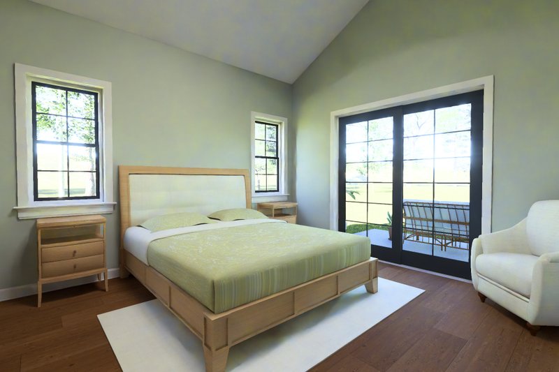 Dream House Plan - Interior - Master Bedroom for Cottage House Plan #513-2441 - 2 bed, 2 bath