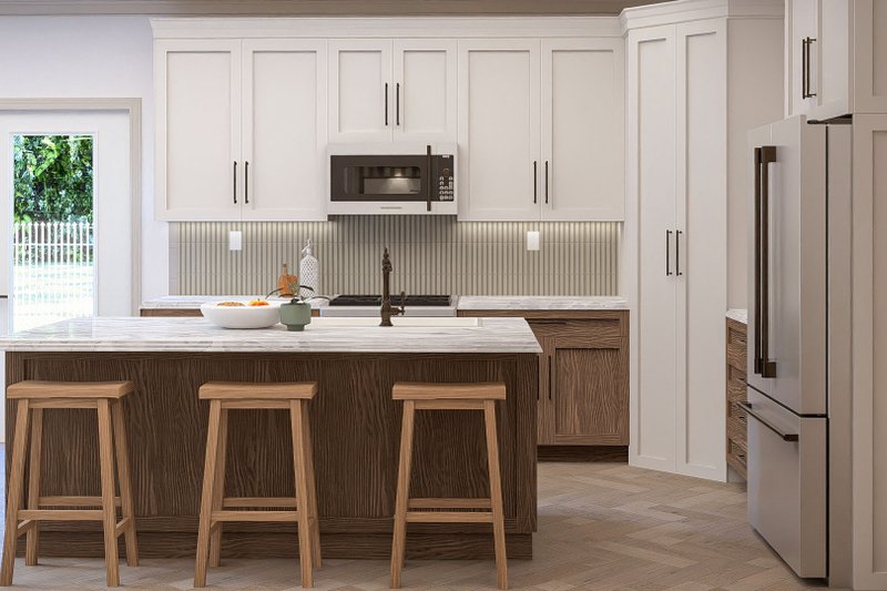 Architectural House Design - Interior - Kitchen 1 for Tudor House Plan #455-763 - 3 bed, 2.5 bath