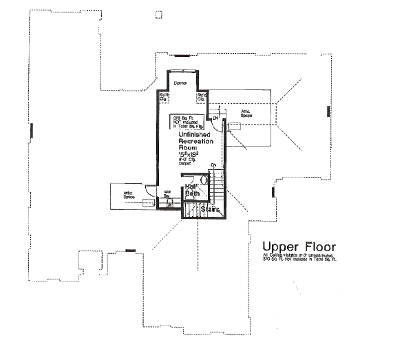 Architectural House Design - European Floor Plan - Other Floor Plan #310-972