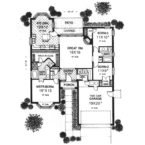 Floor Plan - Main Floor Plan #310-571