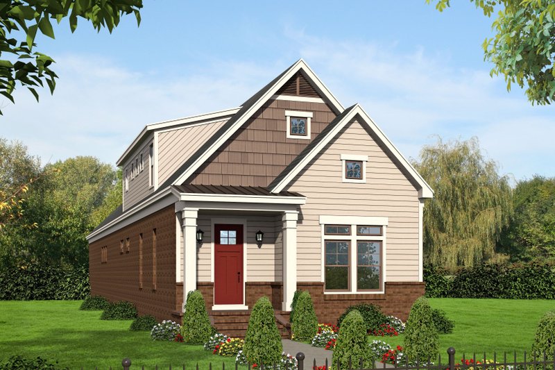 House Plan Design - Traditional Exterior - Front Elevation Plan #932-269