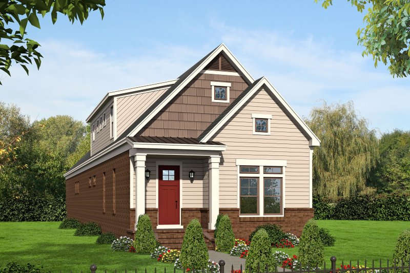 Dream House Plan - Traditional Exterior - Front Elevation Plan #932-269