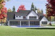 Farmhouse Style House Plan - 4 Beds 4.5 Baths 4164 Sq/Ft Plan #1096-8 