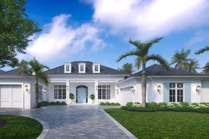 Architectural House Design - Southern Exterior - Front Elevation Plan #1083-6