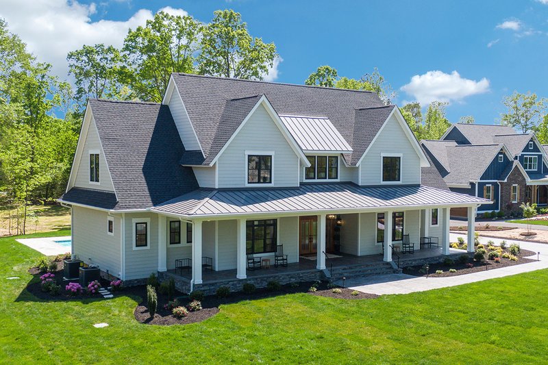 Architectural House Design - Exterior - Front Elevation 5 for Farmhouse House Plan #51-1160 - 4 bed, 4 bath
