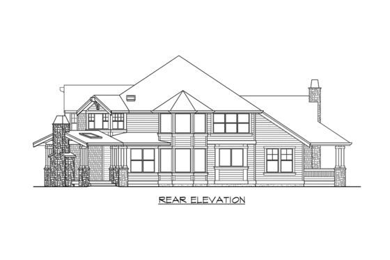 Floor Plan - Other Floor for Craftsman House Plan #132-186 - 4 bed, 3.5 bath