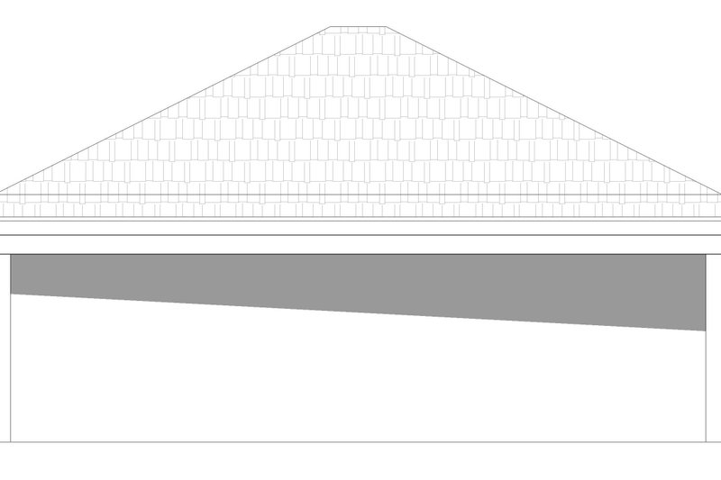 House Blueprint - Exterior - Front Elevation 3 for Traditional House Plan #932-458, 0 bath