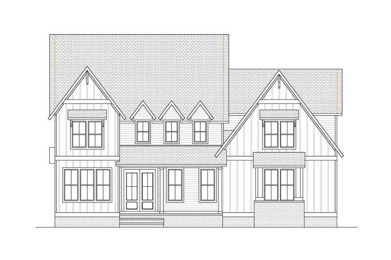 Home Plan - Exterior - Front Elevation 1 for Country House Plan #1080-7 - 5 bed, 4.5 bath
